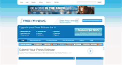 Desktop Screenshot of freeprnews.co.uk